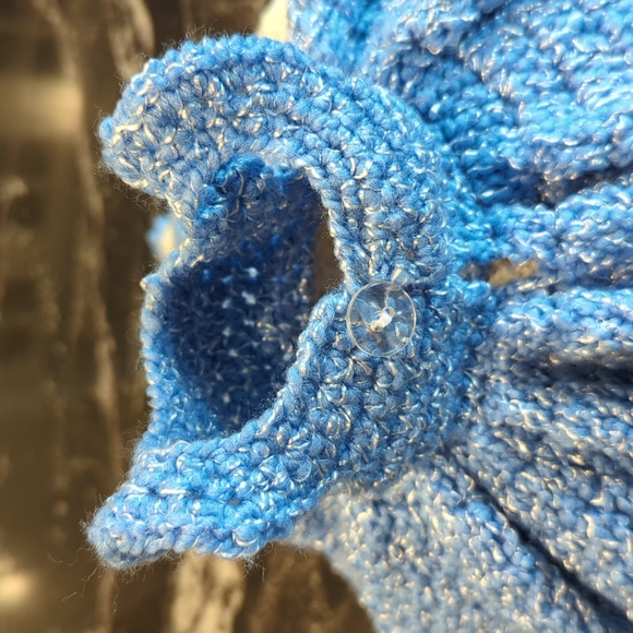 Doll Dress Vintage Handmade Layered/Tiered  Crochet. Doll not included! - Picture 11 of 13